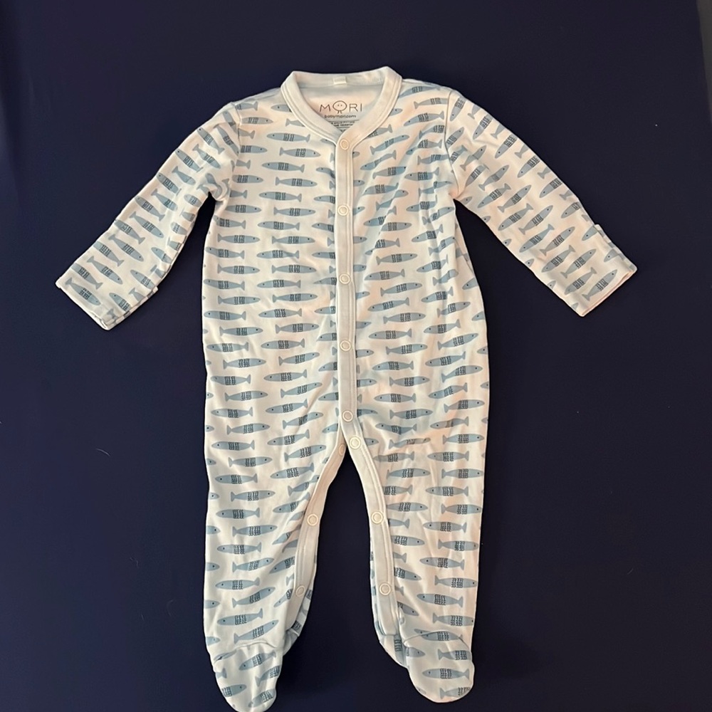 3-6M Mori Organic Baby Pajamas
